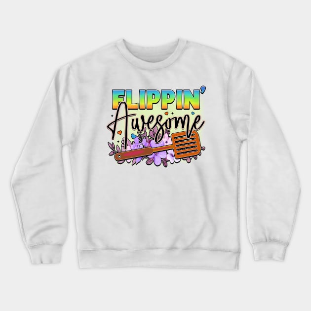 Flippin' Awesome Crewneck Sweatshirt by NotUrOrdinaryDesign